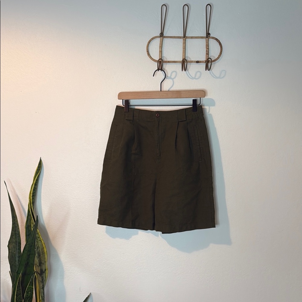 Olive Green Women's Shorts Size 10